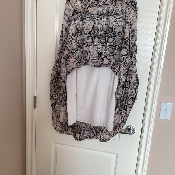 Show Me Your Mumu Birdie Mini Women's Dress Snake N Shake Loose Fit Size XL - Picture 9 of 10